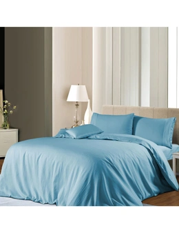 1000TC 6Pcs Stripe 100% Cotton Bed Quilt Cover Set - Allure