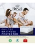 Bedding N Bath 100% Waterproof Poly Cotton Quilted Mattress Protector - White (King, Queen, Double, Kingsingle, Single), hi-res