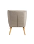 Oikiture Armchair Lounge Chair Linen Accent Armchairs Tub Chairs Sofa Beige, hi-res