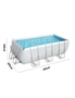 Bestway Swimming Pool Rectangular Above Ground Pools Filter Pump With Ladder, hi-res