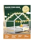 Oikiture Kids Bed Frame Single Wooden Bedframe Mattress Base Timber Platform, hi-res