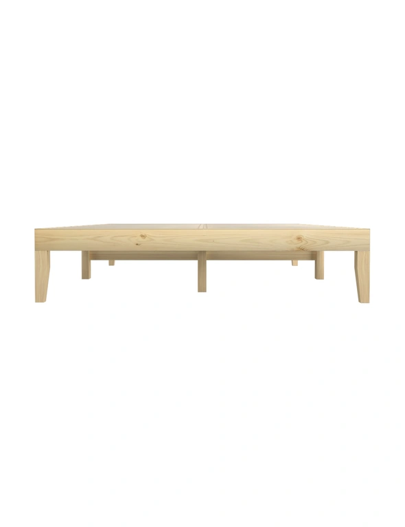 Oikiture Bed Frame Double Size Wooden Timber Mattress Base Platform Furniture, hi-res image number null