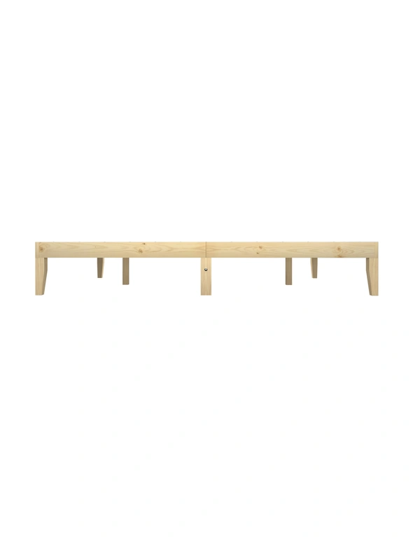 Oikiture Bed Frame Double Size Wooden Timber Mattress Base Platform Furniture, hi-res image number null
