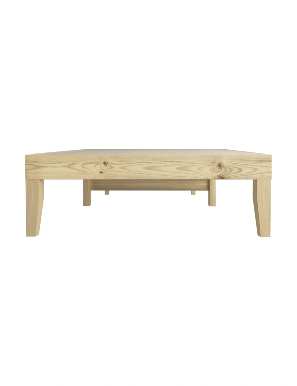 Oikiture Bed Frame King Single Wooden Timber Mattress Base Bed Base Platform, hi-res image number null