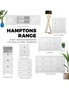 Oikiture 3 Chest of Drawers Tallboy Cabinet Bedside Table Hamptons Furniture, hi-res