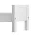 Oikiture 3-Tier Console Table Open Shelf Wood Sofa Table Hall Side Entry White, hi-res
