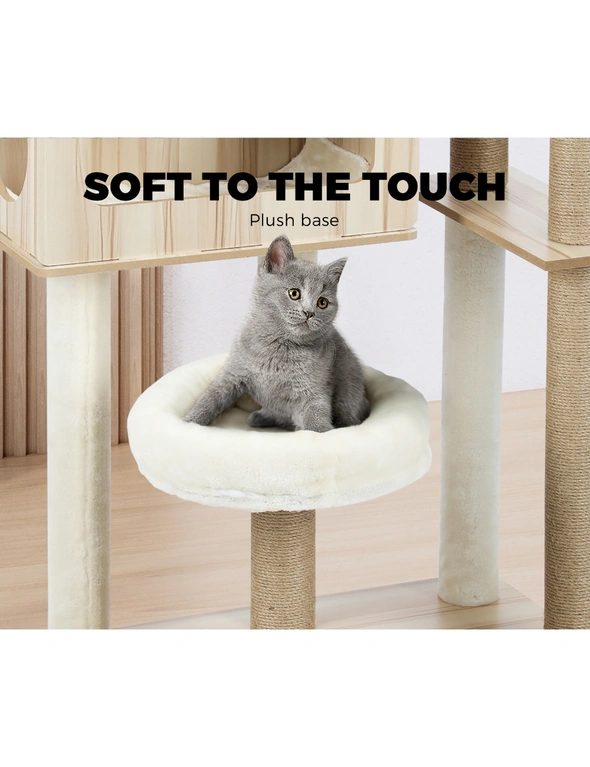 Alopet Cat Tree Tower Scratching Post Scratcher Cats Condo House Bed Furniture, hi-res image number null