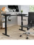 Oikiture Standing Desk Top Adjustable Electric Desk Board Computer Table Black, hi-res