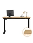 Oikiture Standing Desk Top Adjustable Electric Desk Board Computer Table OAK, hi-res