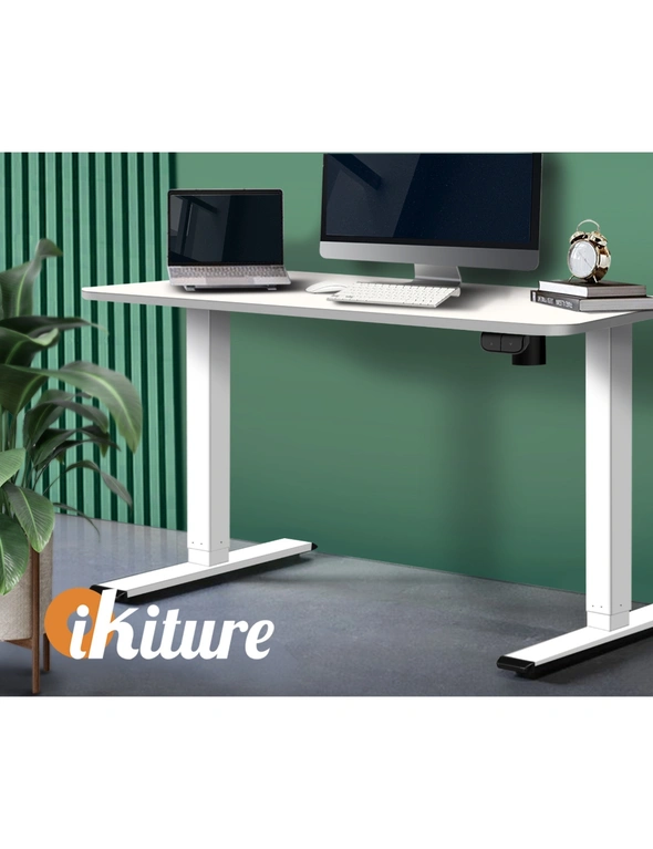 Oikiture Standing Desk Table Top Only For Office Computer Desk White 120cm, hi-res image number null