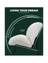 Oikiture Armchair Dining Chair Accent Chairs Tub Armchairs Exclusive White, hi-res