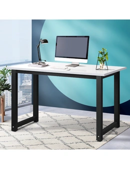 Oikiture Computer Desk Study Office Table Workstation Laptop Desks Home 120cm
