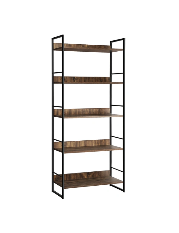 Oikiture Display Shelves Bookshelf Bookcase Shelf Storage Industrial Furniture, hi-res image number null