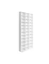 Oikiture Display Shelf Bookshelf Bookcase CD DVD Storage Media Stand Rack White, hi-res