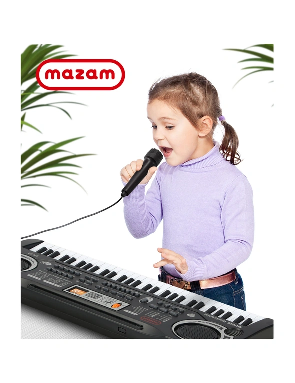 Mazam 61 Keys Piano Keyboard Electronic Electric Musical Toy Gift w/ Microphone, hi-res image number null