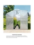 Livsip Greenhouse Aluminium Green House Shed Polycarbonate Walk in 1.9x1.9M, hi-res