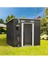 Livsip Garden Shed Outdoor Storage Sheds 1.94x1.21M Workshop Cabin Metal Base, hi-res