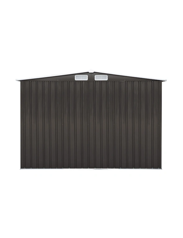 Livsip Garden Shed Outdoor Storage Sheds 2.57x2.05M Workshop Cabin Metal House, hi-res image number null