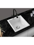 Welba Kitchen Sink 38x38cm Granite Stone Sink Laundry Basin Single Bowl White, hi-res