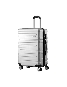 Mazam 28" Luggage Suitcase Trolley Set Travel TSA Lock Storage Hard Case Silver