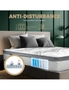 Queen Mattress Euro Top Bed Mattress Pocket Spring Medium Firm 34cm 7 Zone Bedra, hi-res