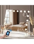Oikiture Hollywood Makeup Mirrors LED Lights Bluetooth Rotation Vanity 58x46cm, hi-res