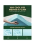 Bedra Memory Foam Mattress Topper Cool Gel Bed Bamboo Cover 7-Zone 8CM Double, hi-res