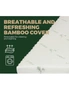 Bedra Memory Foam Mattress Topper Cool Gel Bed Bamboo Cover 7-Zone 8CM Single, hi-res