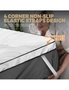 Bedra Pillowtop Mattress Topper Pad Microfibre Luxury Protector Cover Single, hi-res