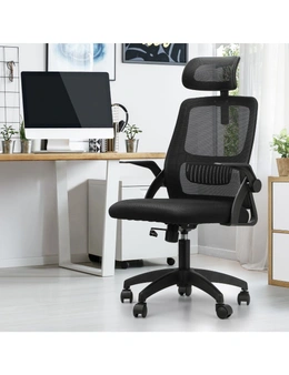 Oikiture Mesh Office Chair Executive Fabric Gaming Seat Racing Tilt Computer