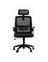 Oikiture Mesh Office Chair Executive Fabric Gaming Seat Racing Tilt Computer, hi-res