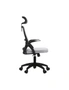 Oikiture Mesh Office Chair Executive Fabric Gaming Seat Racing Tilt Computer White, hi-res