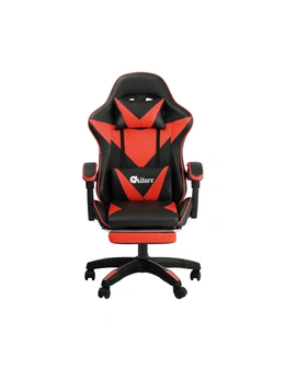Oikiture Gaming Office Chair Massage Racing Recliner Computer Work Armrest Seat