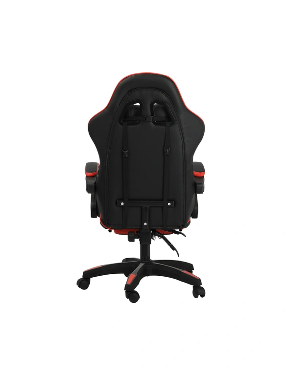 Oikiture Gaming Office Chair Massage Racing Recliner Computer Work Armrest Seat, hi-res image number null