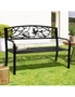 Livsip Garden Bench Seat Outdoor Chair Furniture Backyard Patio Bird Pattern, hi-res