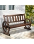 Livsip Garden Bench Wagon Chairs Outdoor Furniture Wheel Chair Backyard Lounge, hi-res