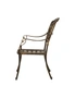 Livsip Outdoor Furniture Dining Chairs Cast Aluminium Garden Patio Chairs x2, hi-res