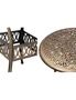Livsip Garden Table Bronze Cast Aluminium Outdoor Patio Dining Side Table 75cm, hi-res