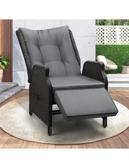 Livsip Outdoor Sun Lounge Garden Chairs Beach Chair Recliner Patio Furniture