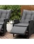 Livsip Outdoor Sun Lounge Garden Chairs Beach Chair Recliner Patio Furniture, hi-res