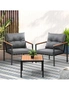 Livsip 3PCS Outdoor Furniture Lounge Setting Sofa Chairs Patio Dining Bistro Set, hi-res