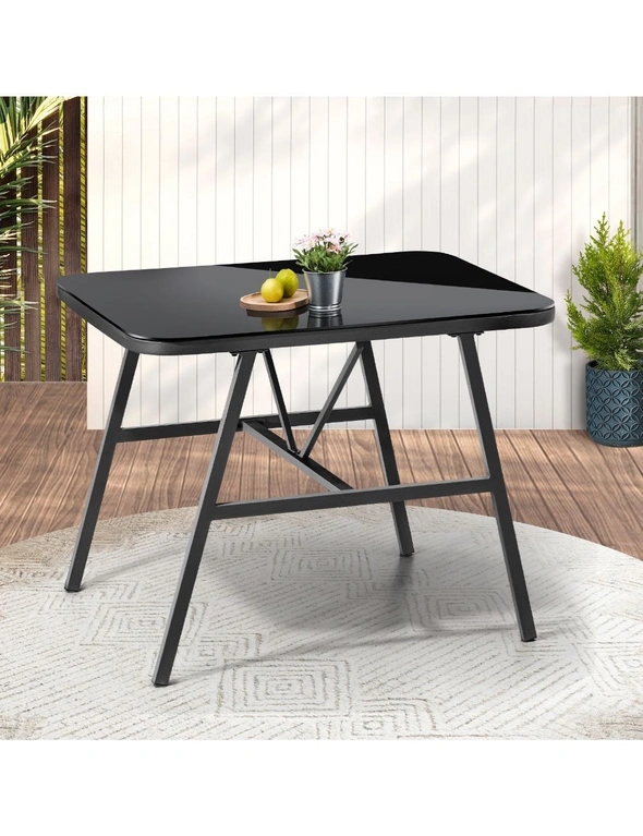 Livsip Outdoor Dining Side Table Furniture Lounge Patio Garden Indoor Desk, hi-res image number null