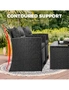 Livsip Outdoor Furniture 4 Piece Wicker Sofa Chair Table Dining Lounge Set, hi-res