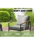 Livsip Outdoor Lounge Chairs Patio Furniture Garden Sofa with Cushions Set of 2, hi-res