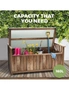Livsip Outdoor Storage Box Garden Bench Wooden Chest Toy Tool Cabinet Furniture, hi-res