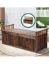 Livsip Outdoor Storage Box Garden Bench Wooden Chest Tool Container Cabinet XL, hi-res