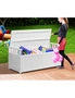 Livsip Outdoor Storage Box Garden Bench Wooden Cabinet Container Chest Toy Tool, hi-res