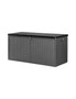 Livsip Outdoor Storage Box Bench 310L Cabinet Container Garden Deck Tool Grey, hi-res