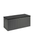 Livsip Outdoor Storage Box Bench 490L Cabinet Container Garden Deck Tool Grey, hi-res