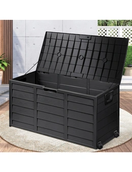 Livsip Outdoor Storage Box Cabinet Container Garden Chest Deck Tool Lockable 290L